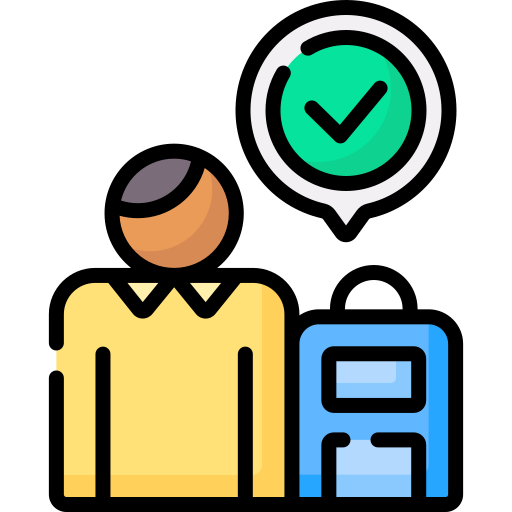 Hospitality guest icon