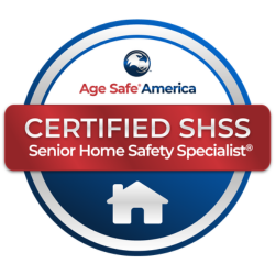 SHSS Certified Senior Home Safety Specialist seal — Age Safe America